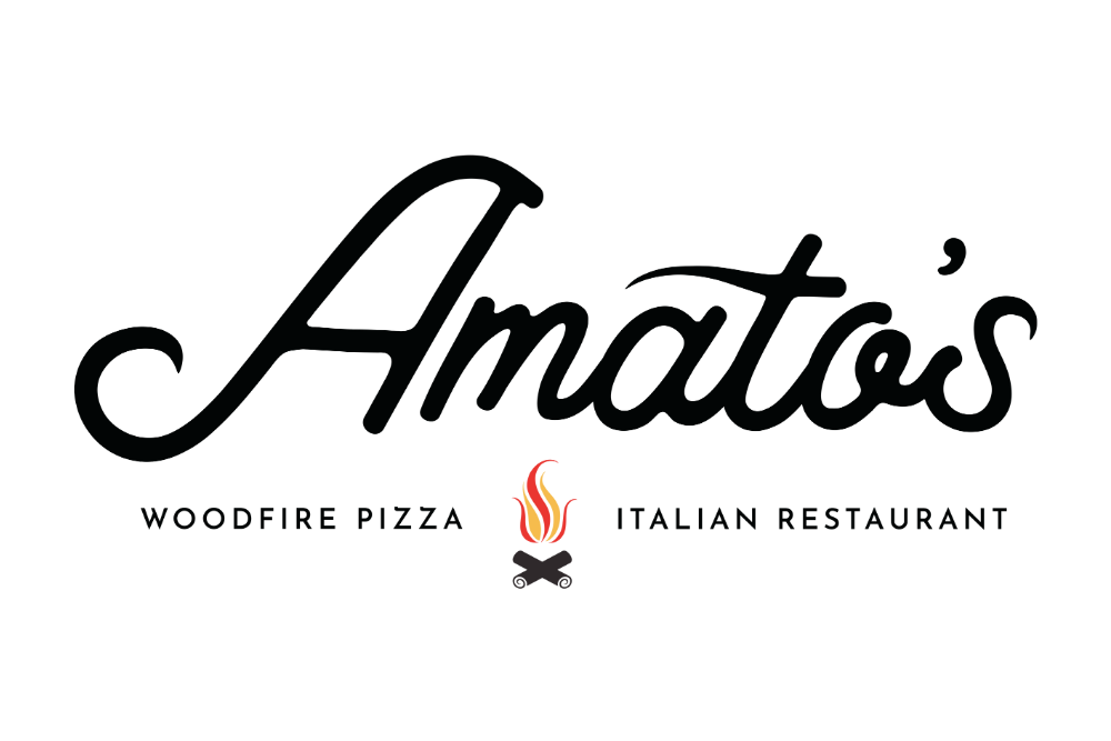 Amato's Woodfire Pizza and Italian Restaurant Logo