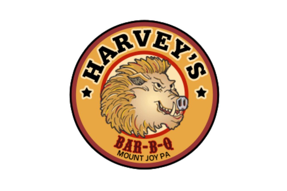 Harvey's Main Street BBQ Logo
