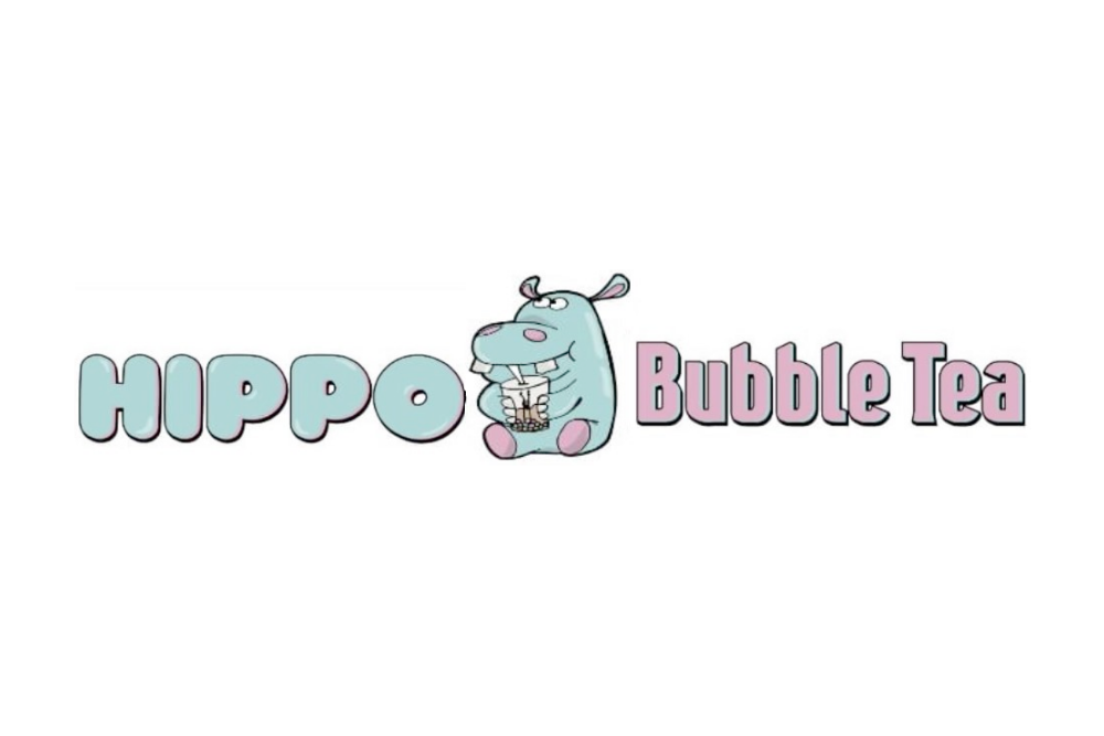Hippo Bubble Tea Logo