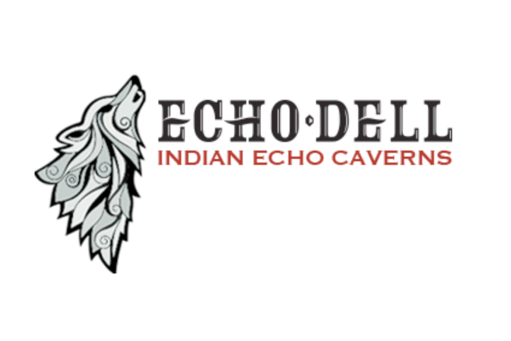 Echo Dell Indian Echo Caverns Logo